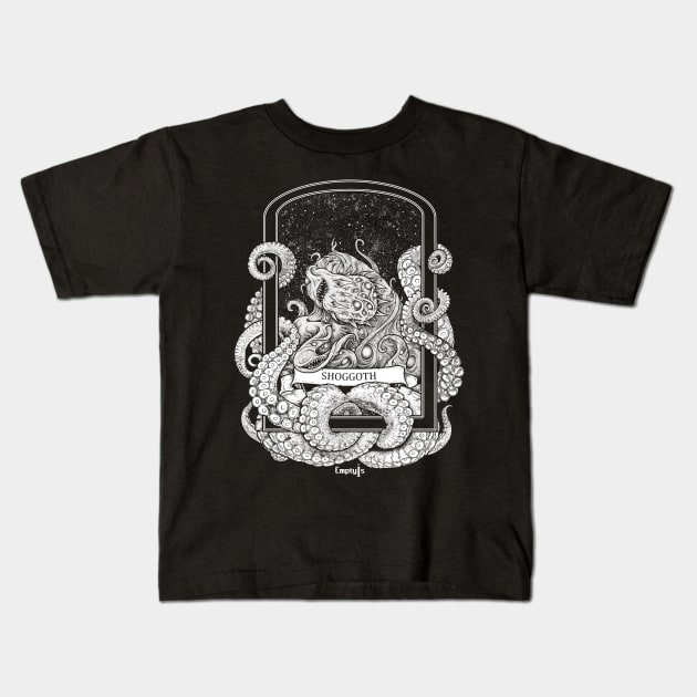 Shoggoth Lovecraft Kids T-Shirt by EmptyIs